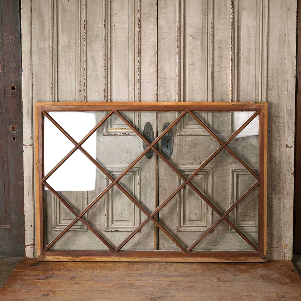 61x42 Antique Diamond Divided Lite Window image 1