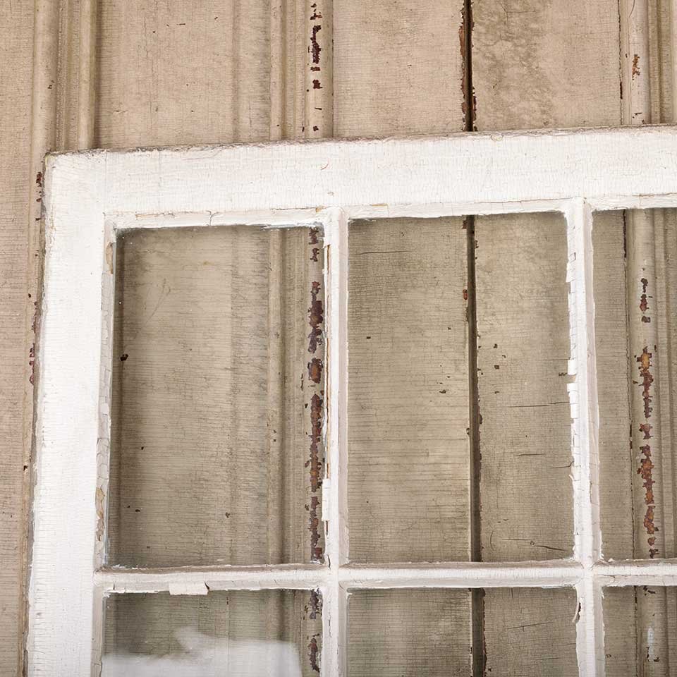 27x38 Antique Divided 9 Lite Wood Window image 6