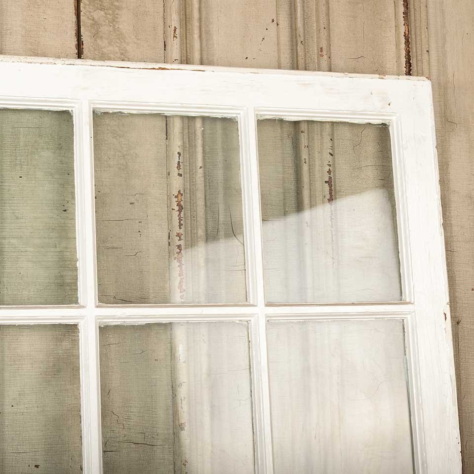 40x38 Antique Divided 12 Lite Wood Window image 2