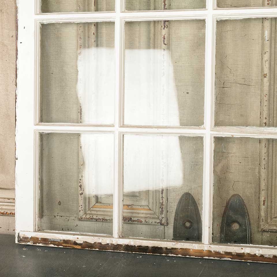 40x38 Antique Divided 12 Lite Wood Window image 3