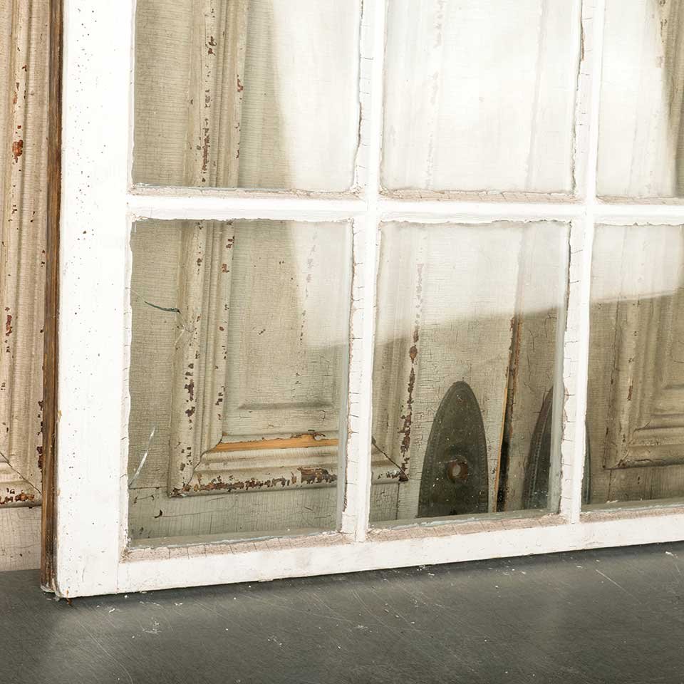 40x38 Antique Divided 12 Lite Wood Window image 6