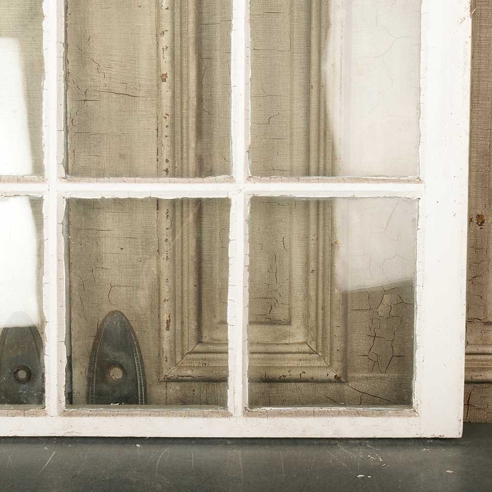 40x38 Antique Divided 12 Lite Wood Window image 8
