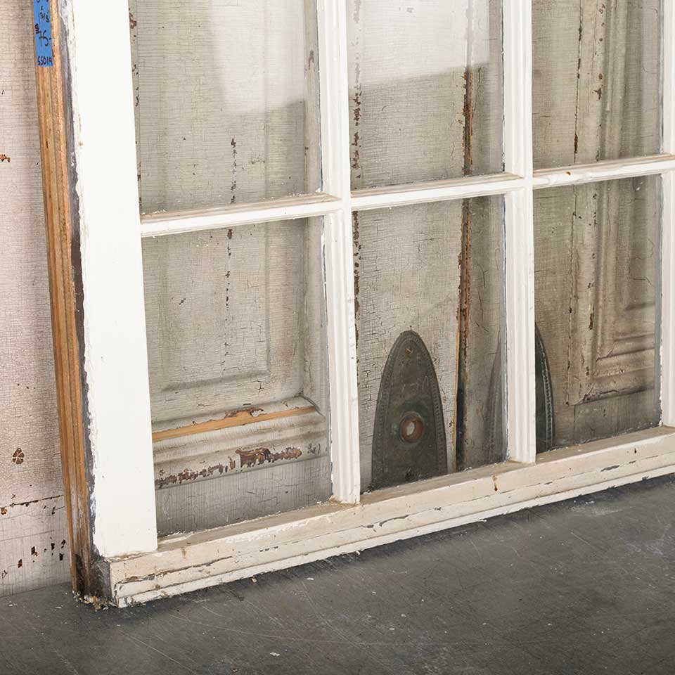 32x32 Antique Divided 12 Lite Wood Window image 3