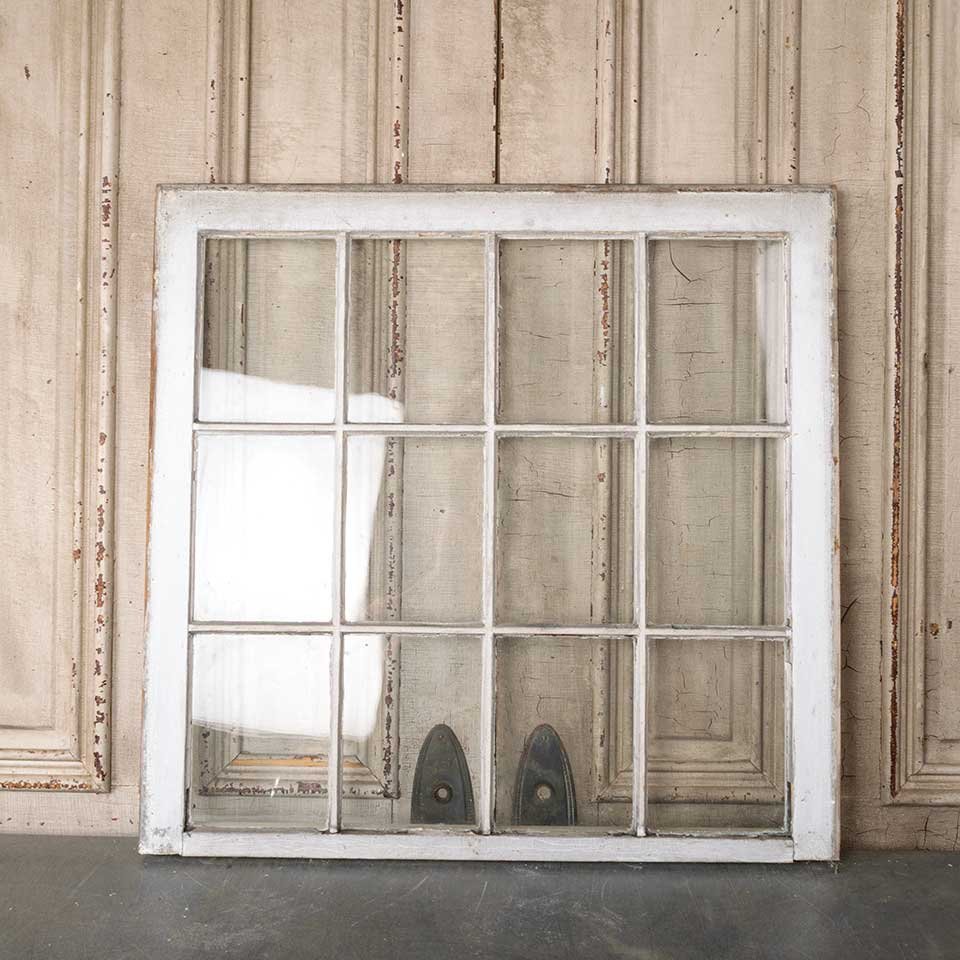 32x32 Antique Divided 12 Lite Wood Window image 4