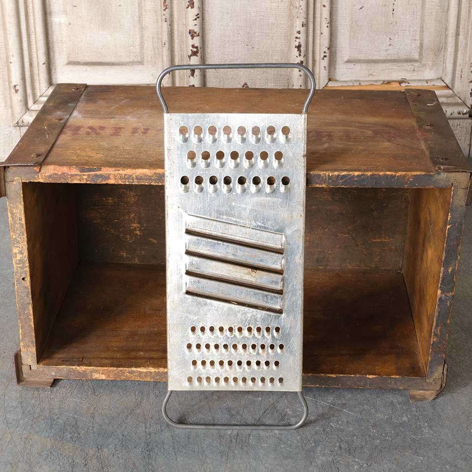 Vintage Metal Handheld Food Grater image 2