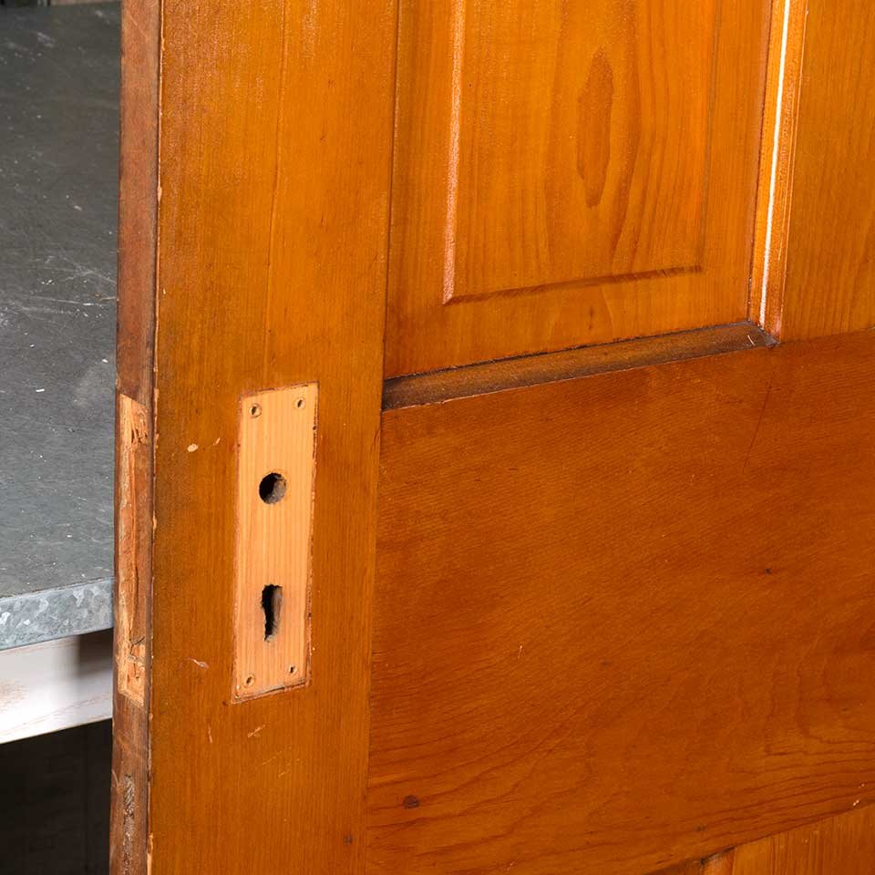 32x80 Antique 4 Panel Wood Interior Door image 7