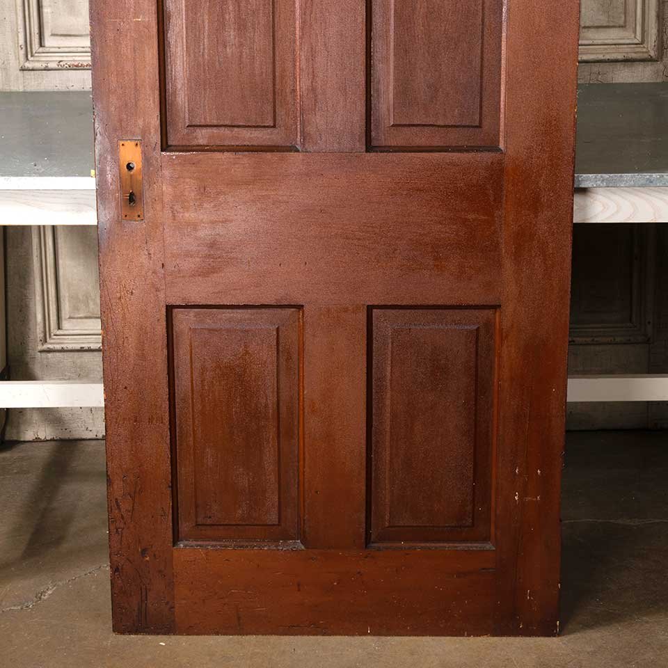 32x79 Antique 4 Panel Wood Interior Door image 6