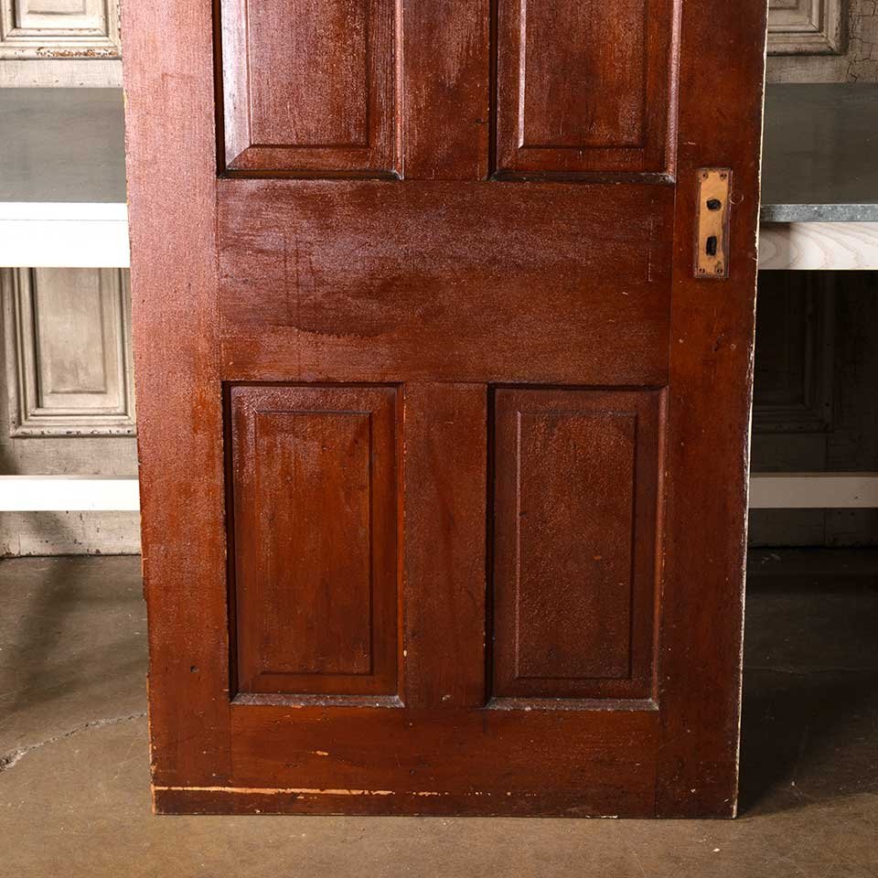 32x79 Antique 4 Panel Wood Interior Door image 3