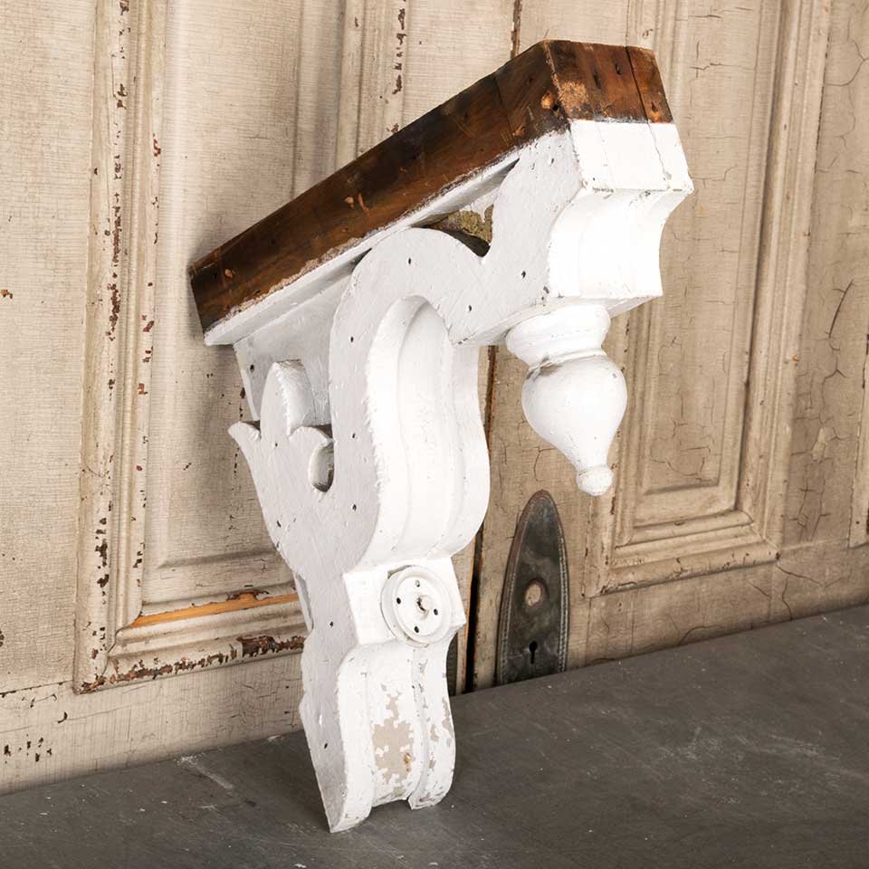 15x14 Salvaged Antique Wood Corbel Bracket image 1
