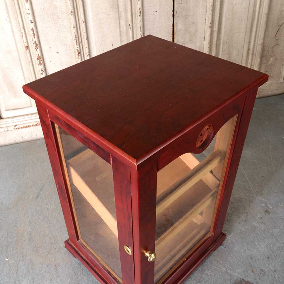 Wood Cigar Humidor Counter Display Cabinet image 6