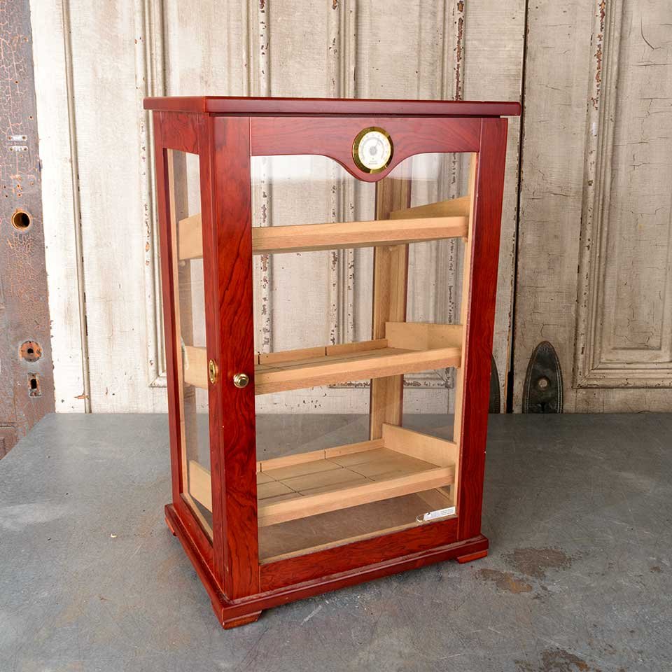 Wood Cigar Humidor Counter Display Cabinet image 3