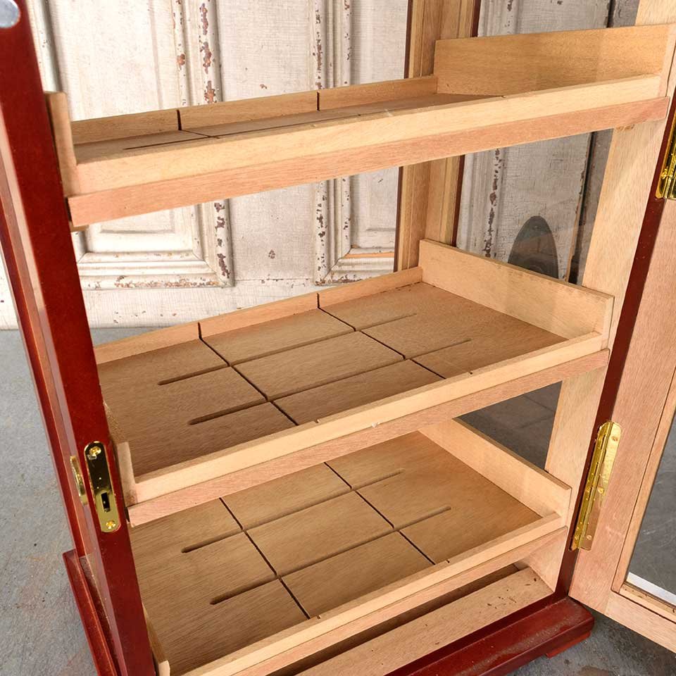 Wood Cigar Humidor Counter Display Cabinet image 5