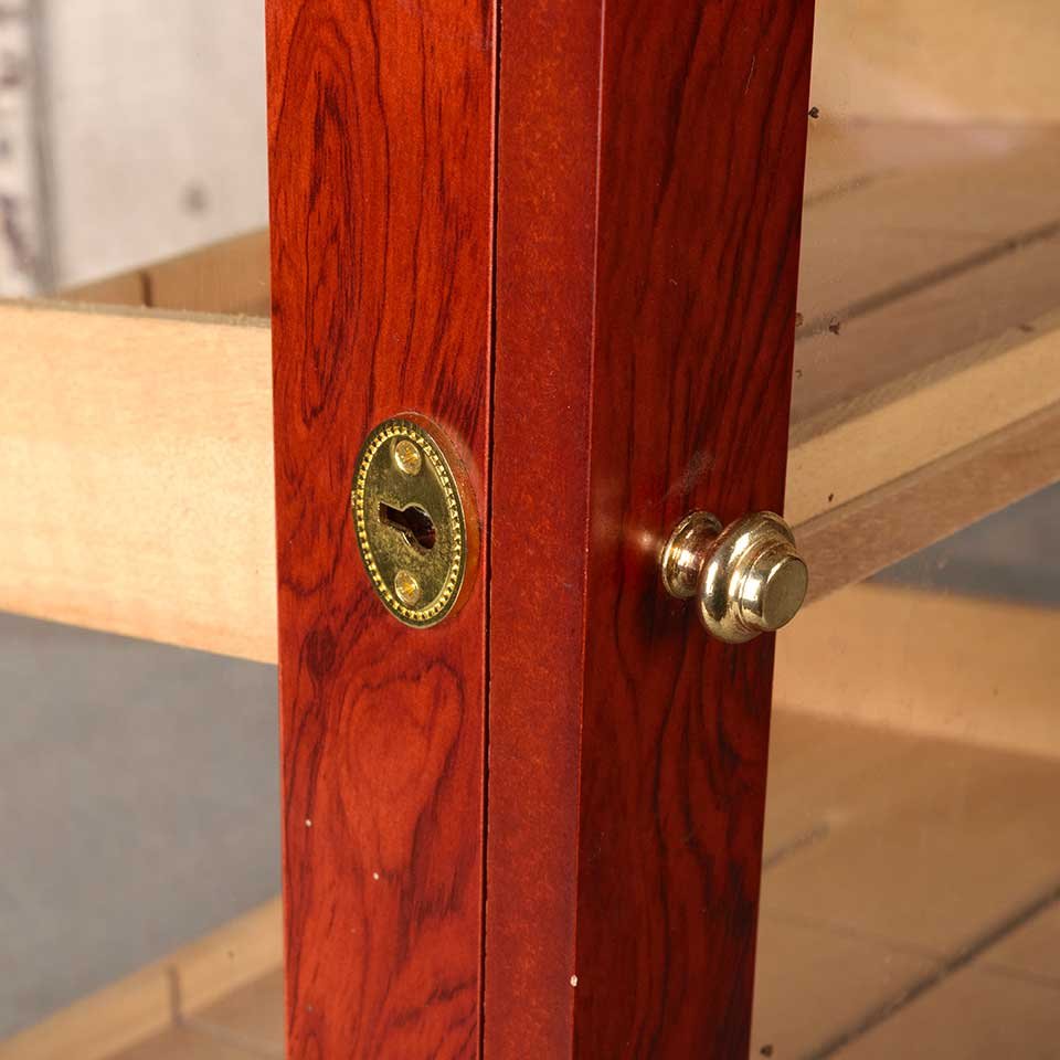 Wood Cigar Humidor Counter Display Cabinet image 6