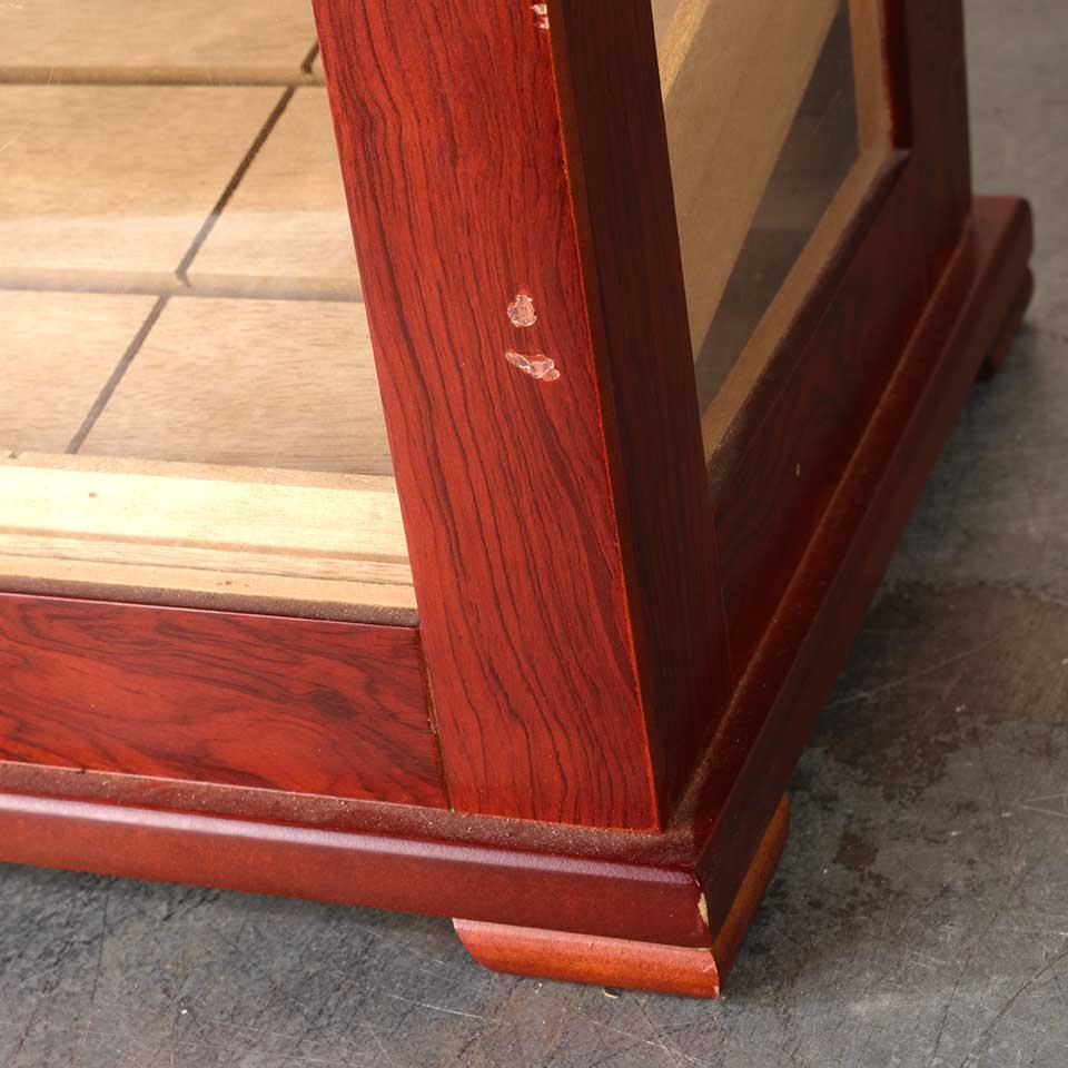 Wood Cigar Humidor Counter Display Cabinet image 8