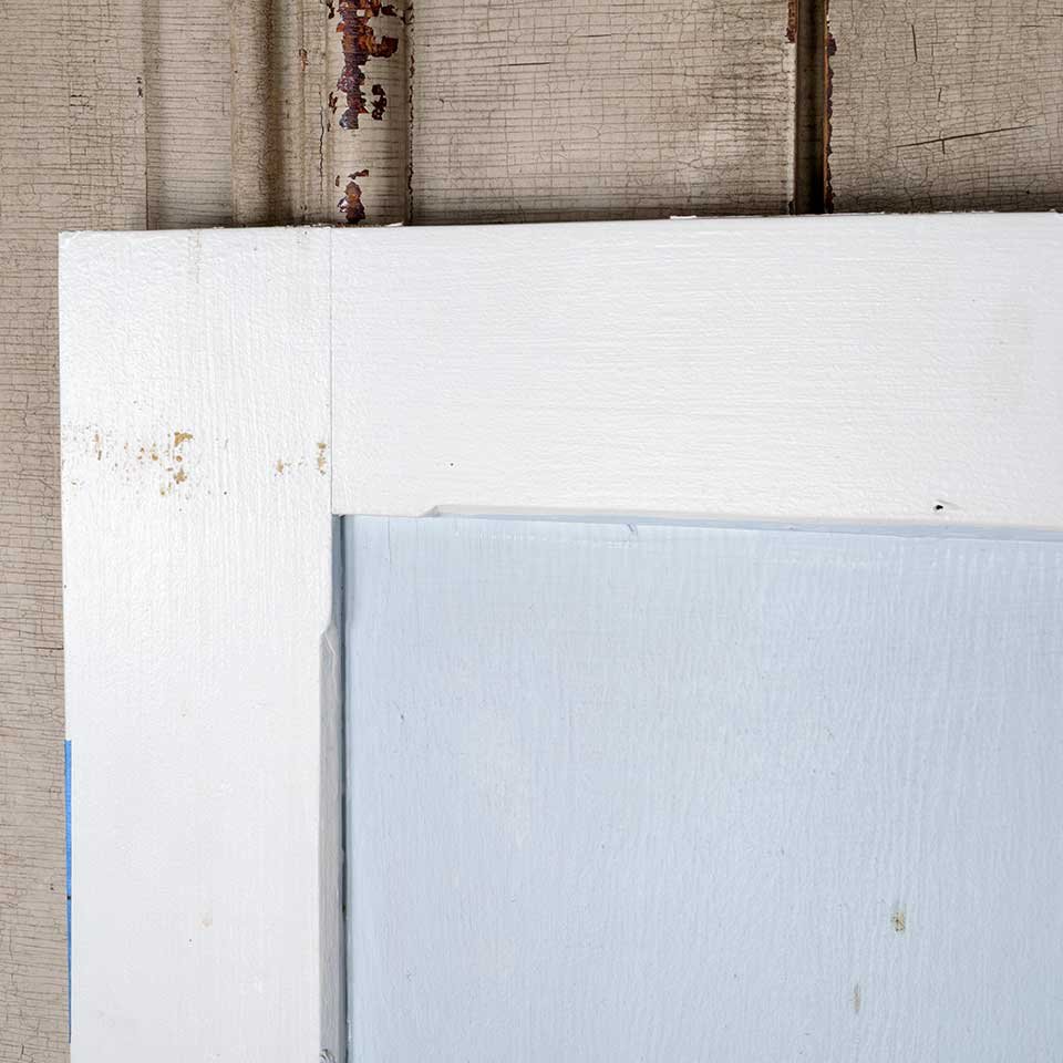 18x55 Salvaged Antique 1 Panel Cabinet Door image 4