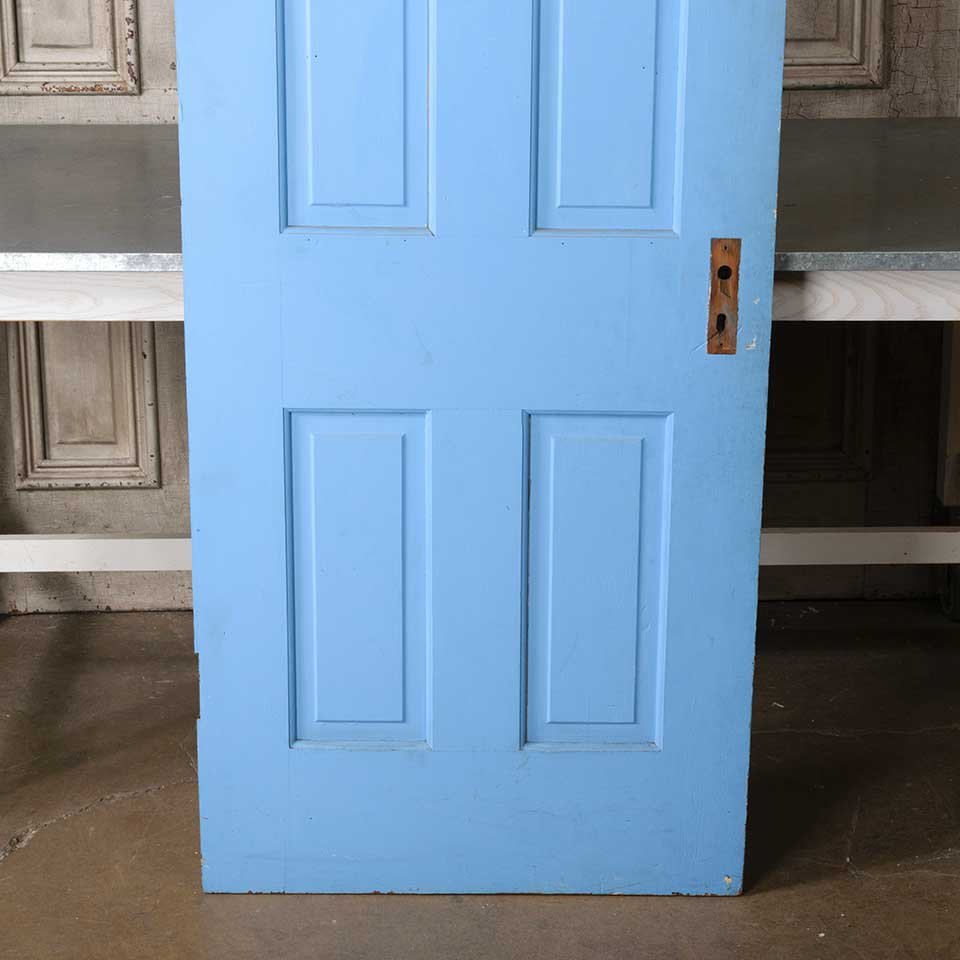 28x77 Salvaged Antique 4 Panel Interior Door