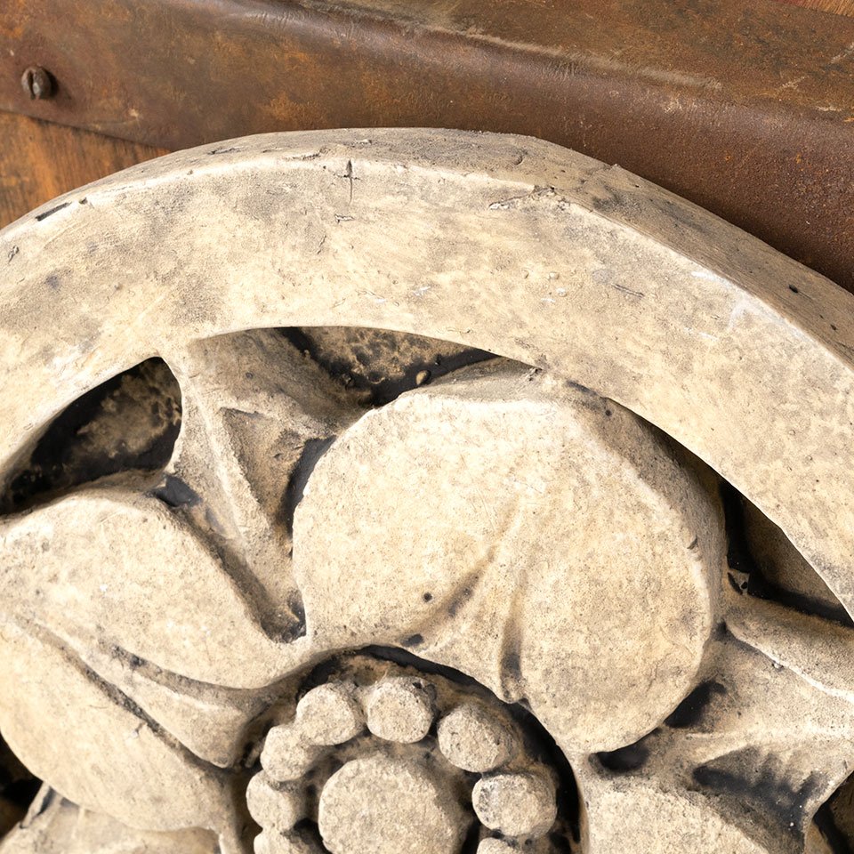 Cast Plaster Rosette Rose Medallion image 4