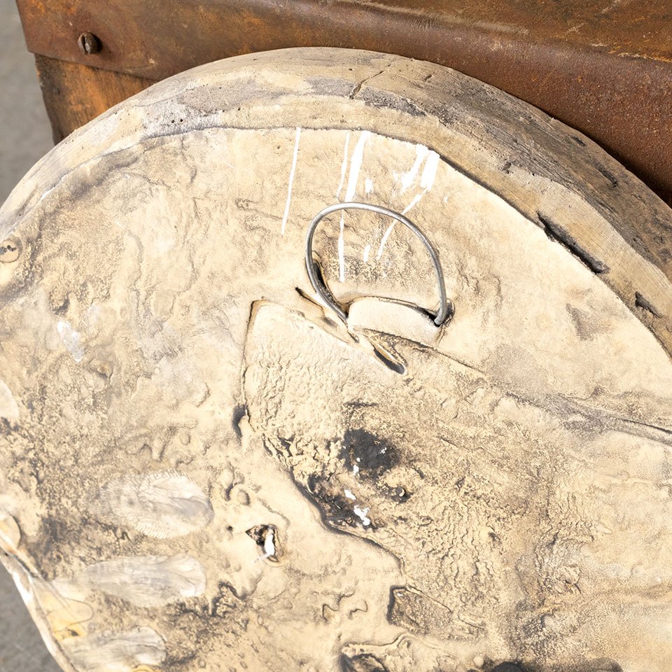 Cast Plaster Rosette Rose Medallion image 5
