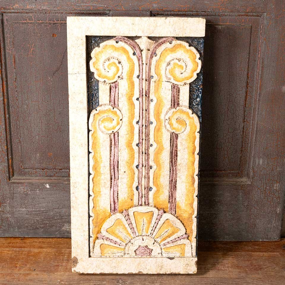 15x30 Art Deco Terra Cotta Building Panel image 1