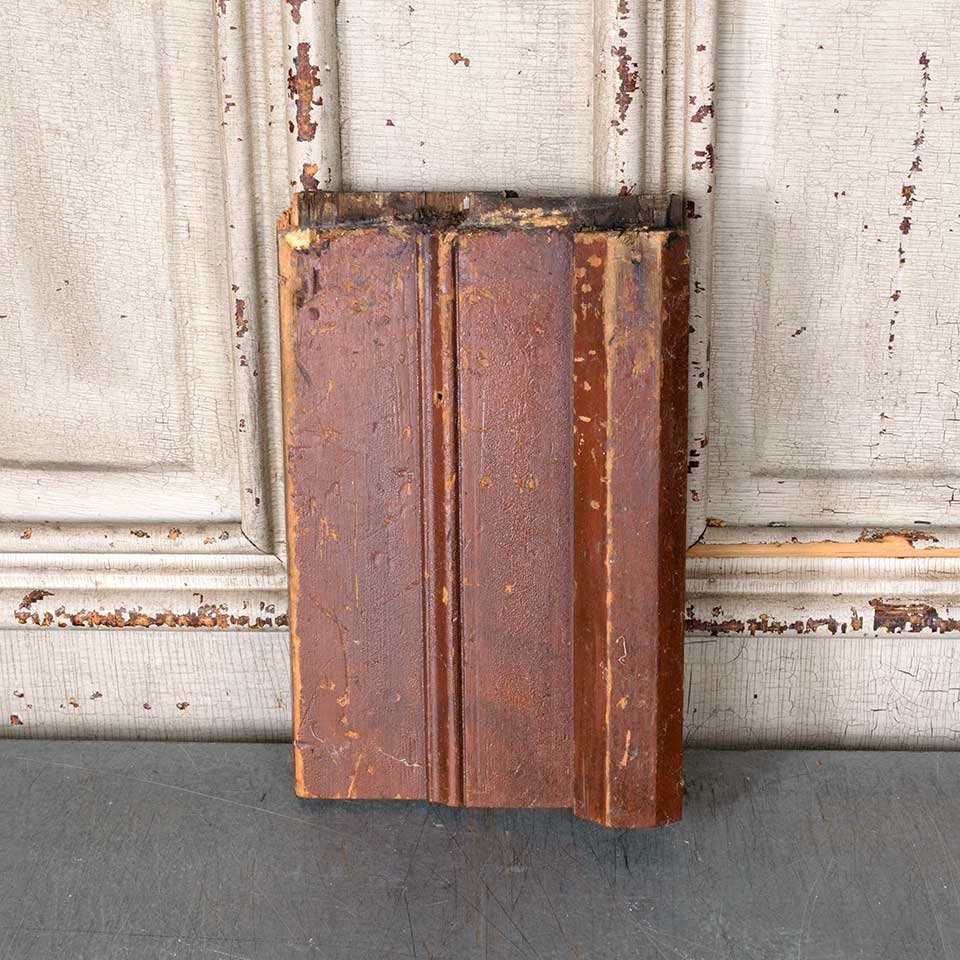 Antique Wood Interior Door Plinth Trim Block image 5