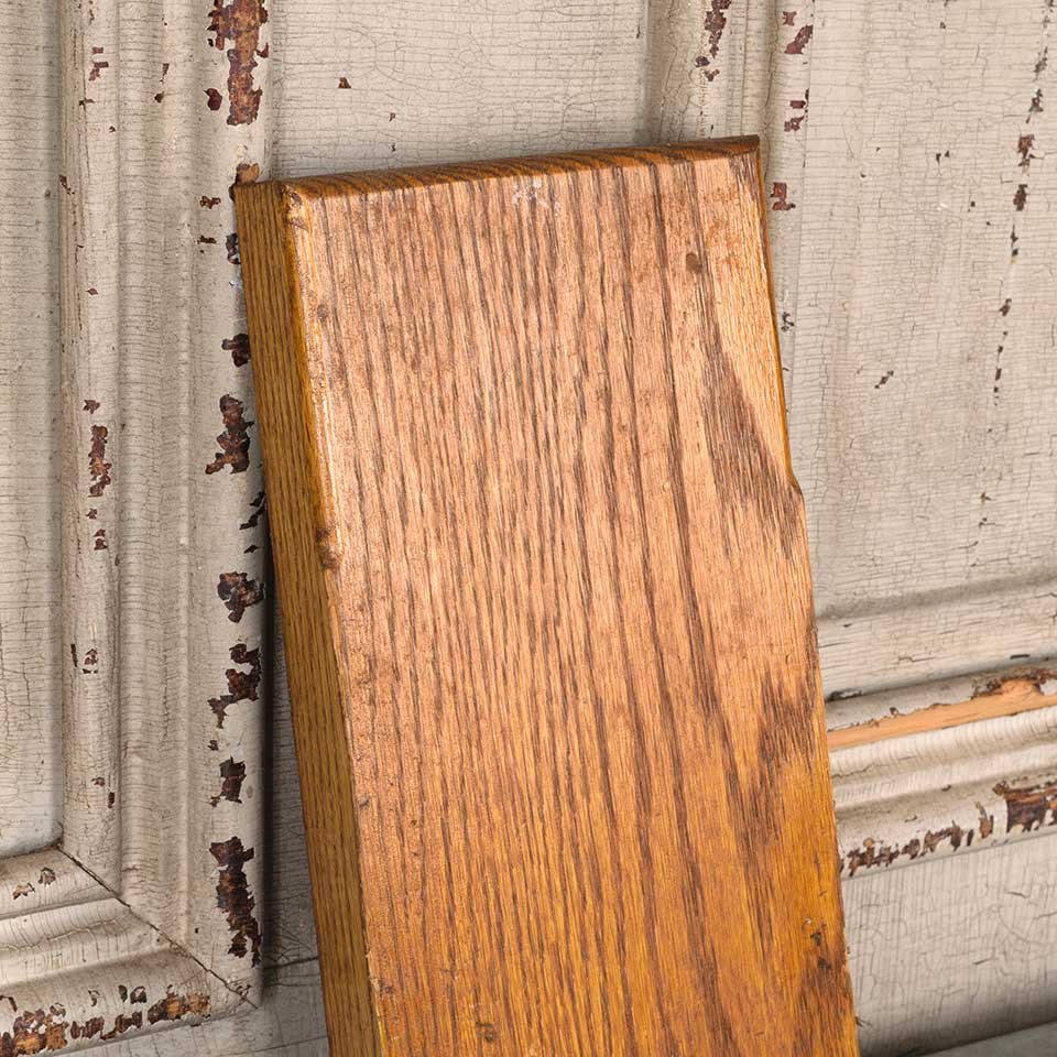 Salvaged Oak Interior Door Plinth Trim Block image 3