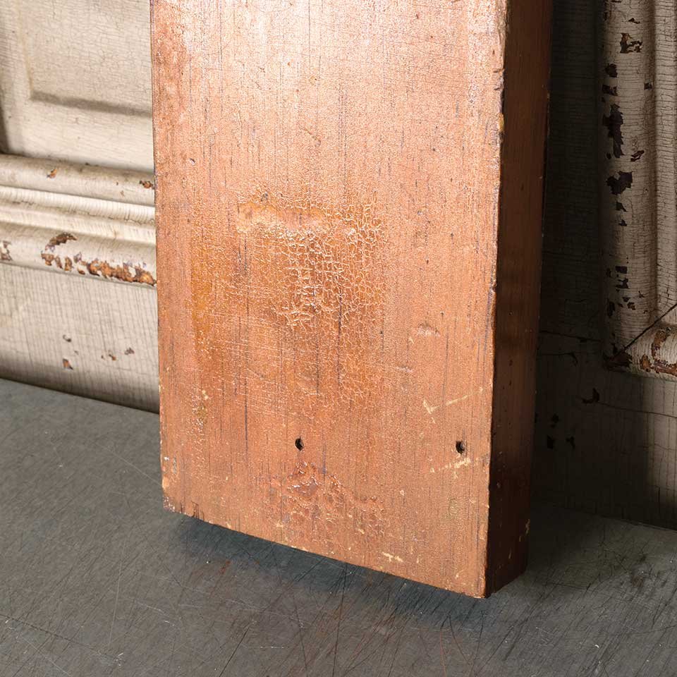 Antique Wood Interior Door Plinth Trim Block image 3