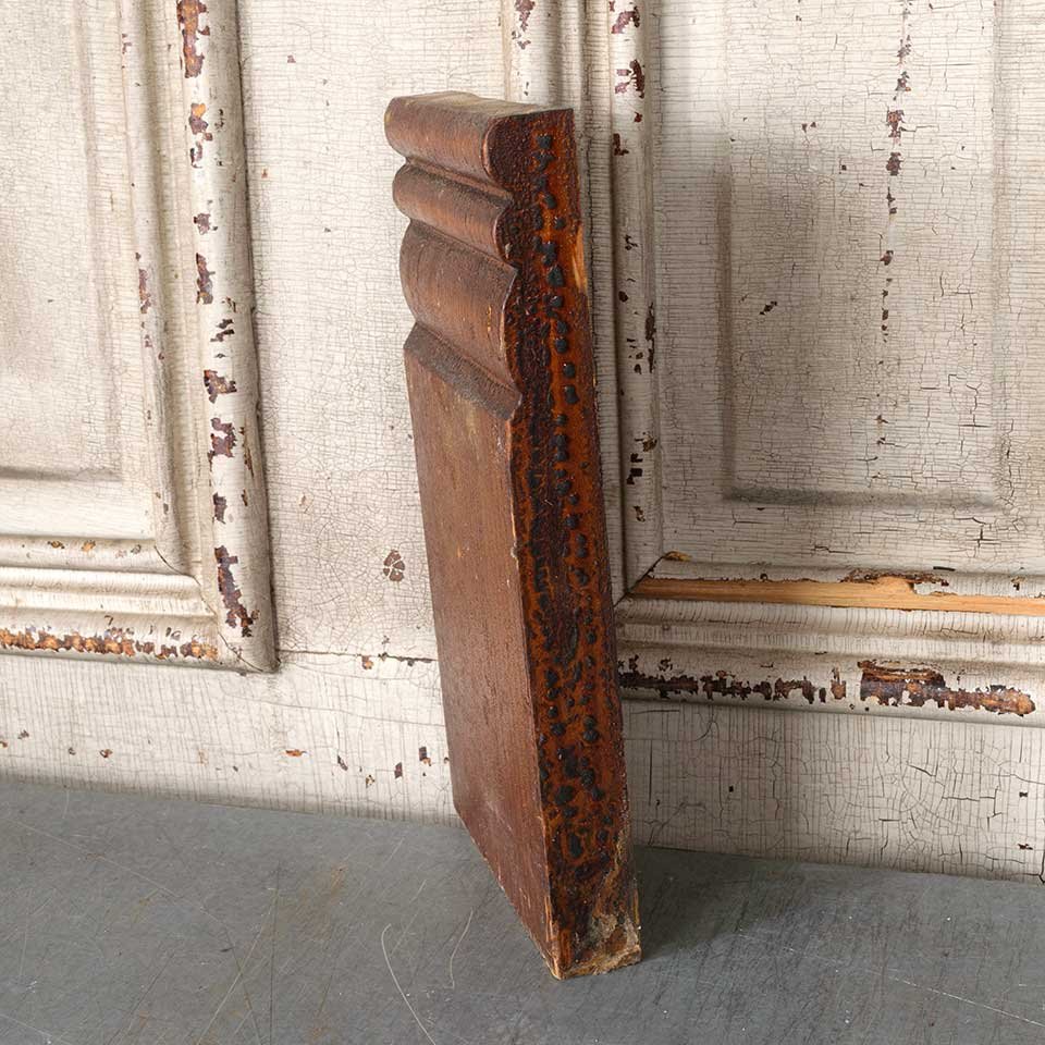 Antique Wood Interior Door Plinth Trim Block image 4