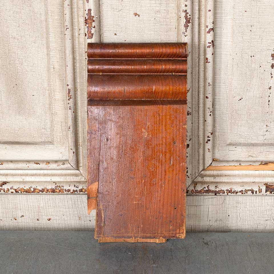 Antique Wood Interior Door Plinth Trim Block image 5