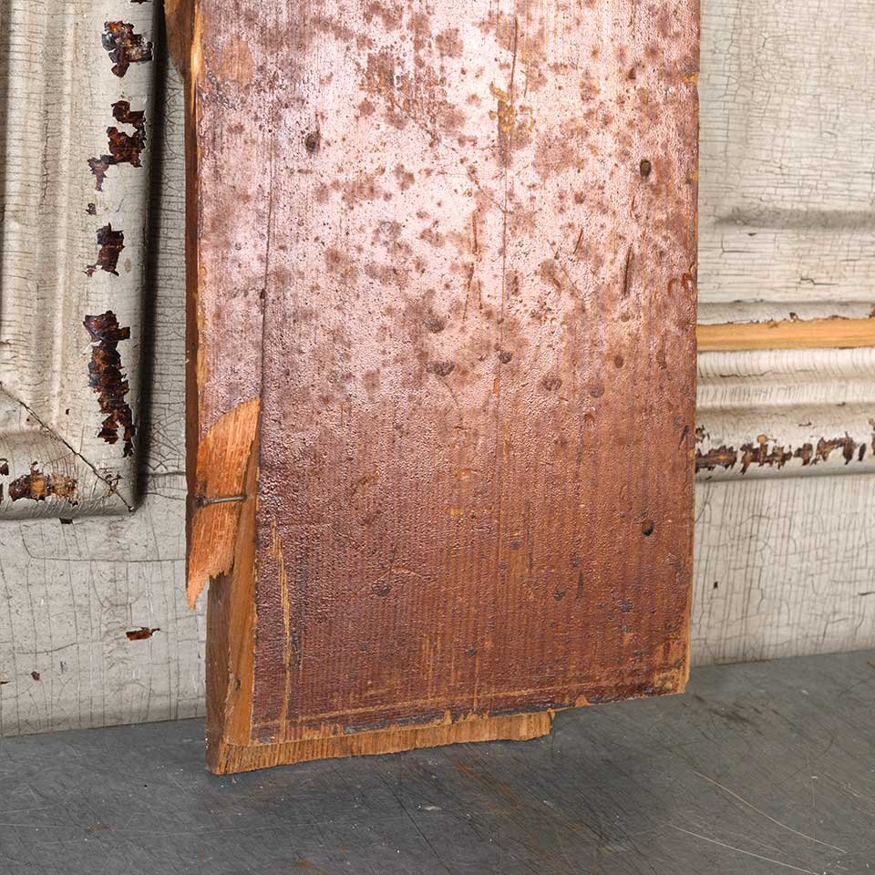 Antique Wood Interior Door Plinth Trim Block image 6