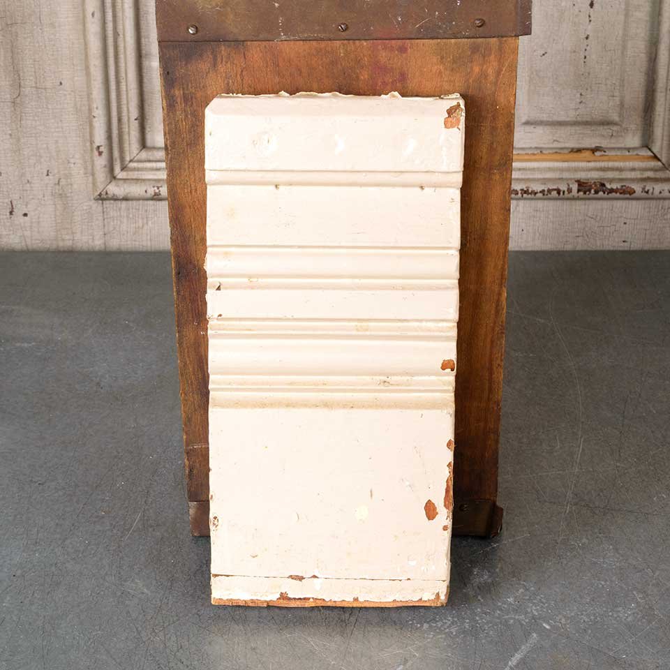 Antique Wood Interior Door Plinth Trim Block image 1