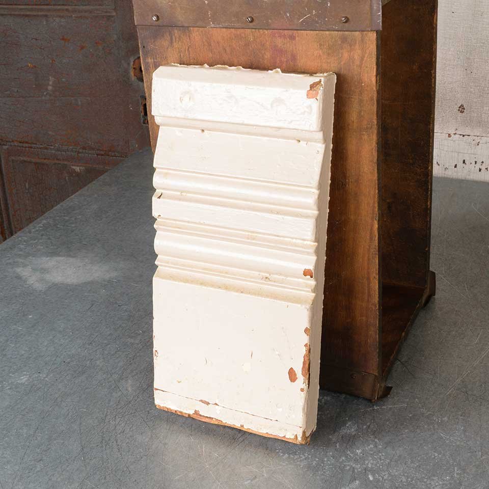 Antique Wood Interior Door Plinth Trim Block image 2