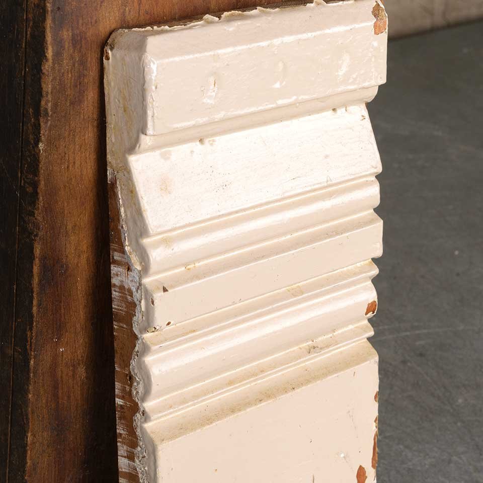 Antique Wood Interior Door Plinth Trim Block image 3
