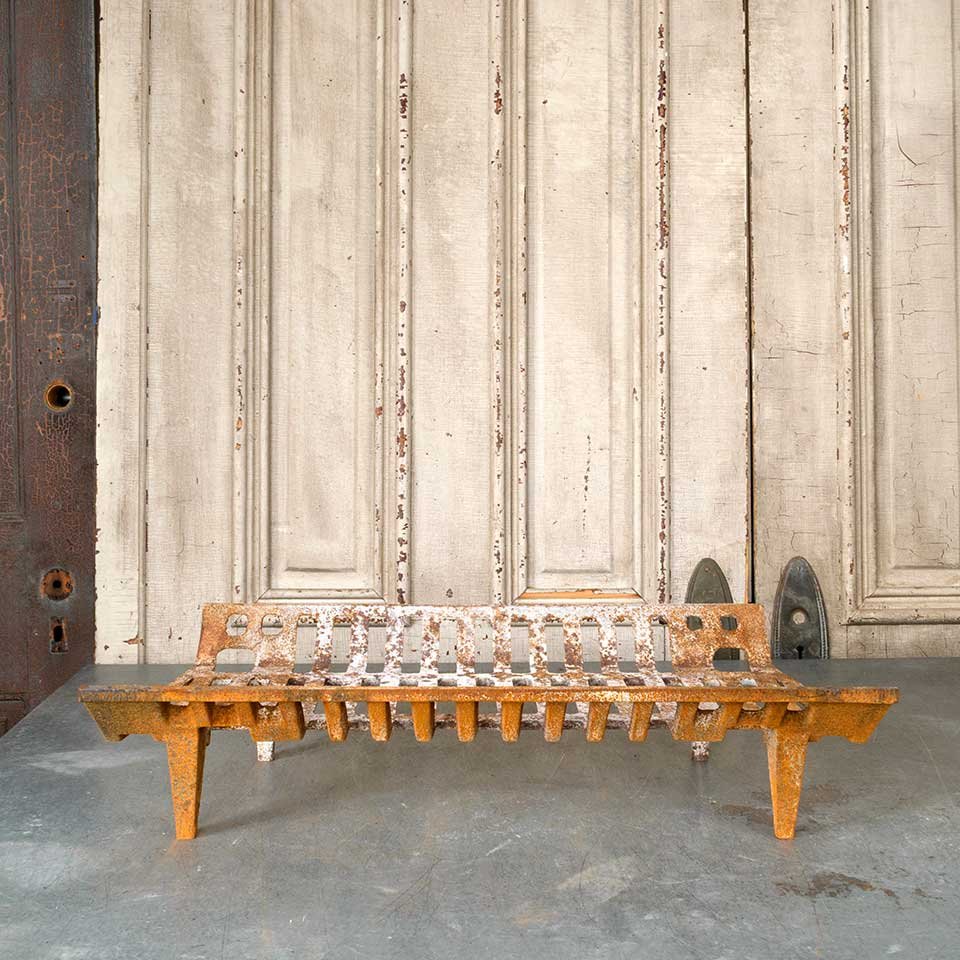 27x14 Cast Iron Fireplace Log Holder Basket image 2
