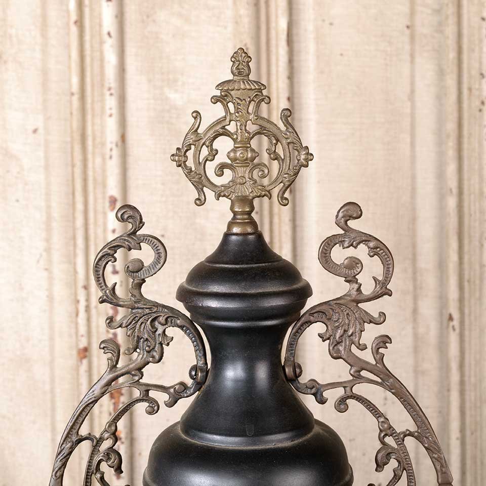 Ornate Antique Cast Iron Parlor Stove Topper image 7