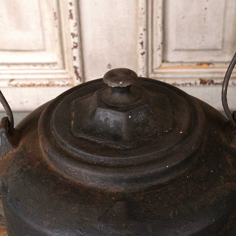 Antique Cast Iron Stove Kettle image 3
