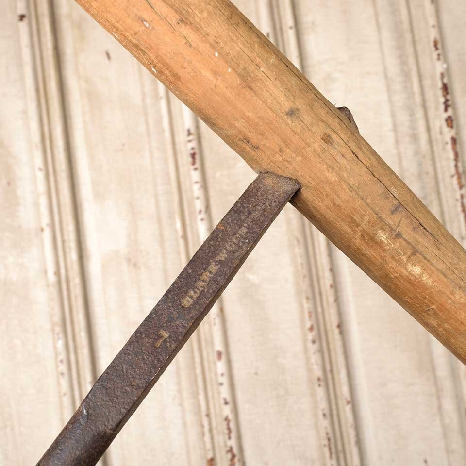 Antique Iron & Wood Hand Auger image 6