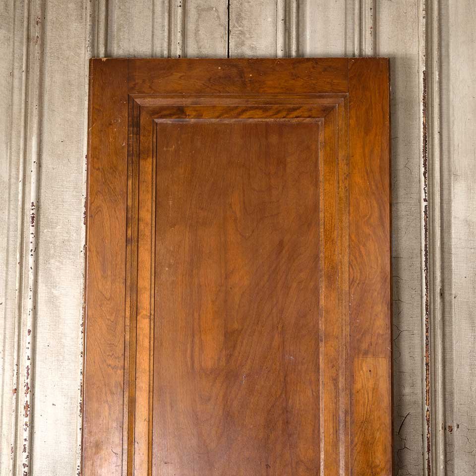 30x78 Antique 1 Panel Wood Swing Door image 2