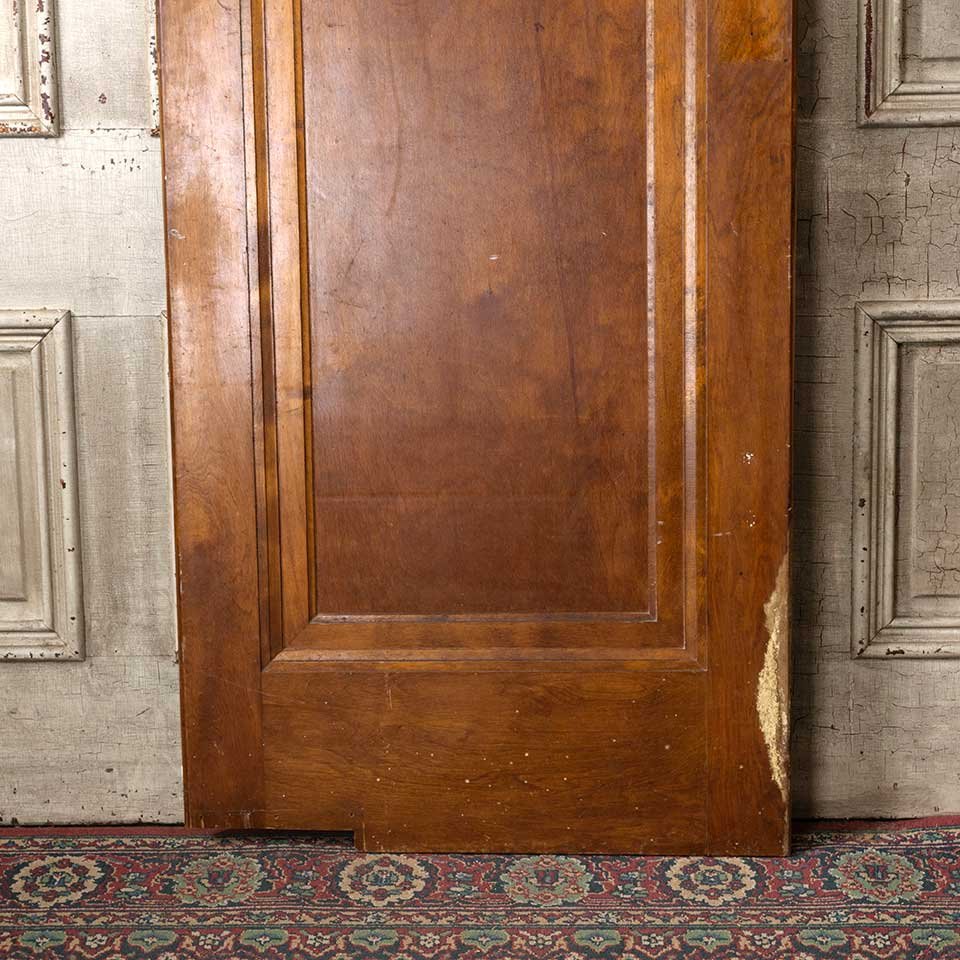 30x78 Antique 1 Panel Wood Swing Door image 3