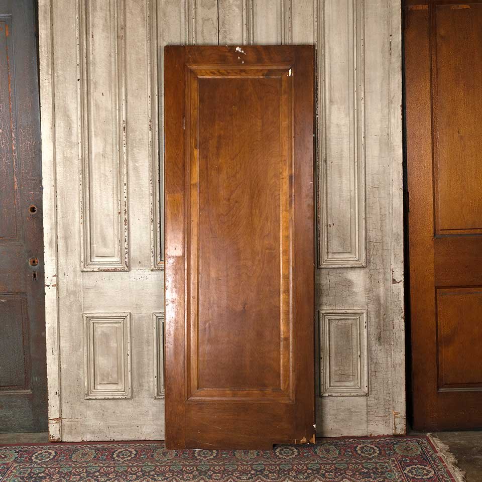 30x78 Antique 1 Panel Wood Swing Door image 6