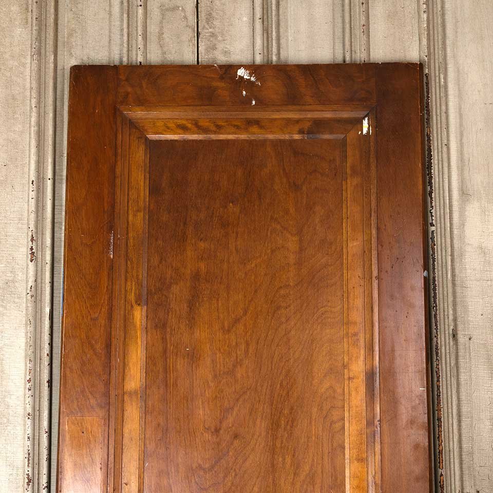 30x78 Antique 1 Panel Wood Swing Door image 7