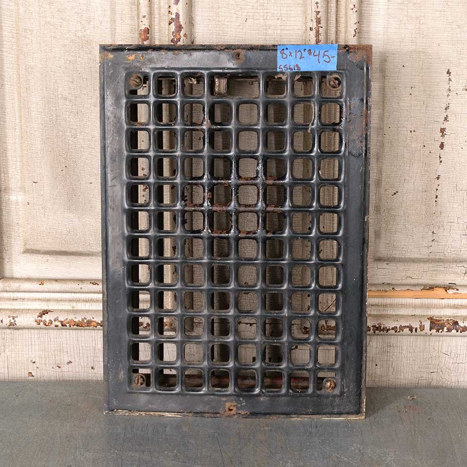 8x12 Antique Heat Grate Floor Vent Cover image 3