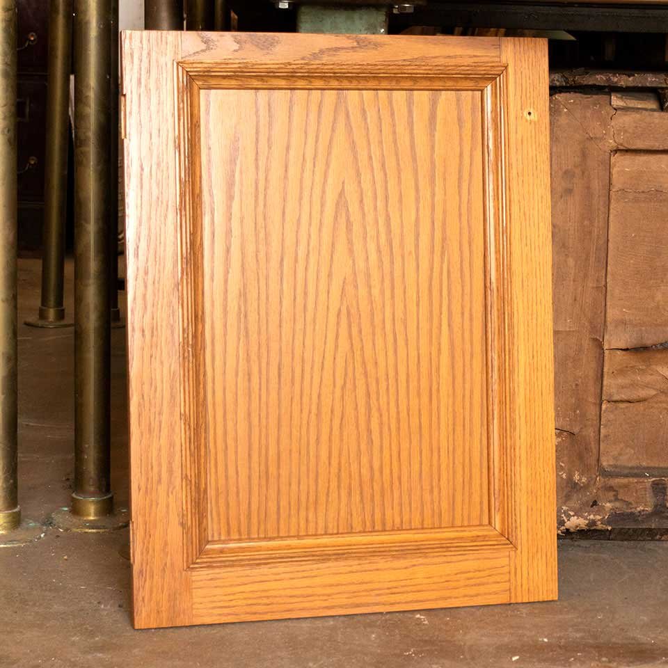 21x28 Salvaged Oak Cabinet Door image 1