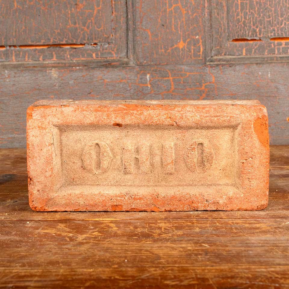 Salvaged Antique OHIO Pattern Paver Brick image 3
