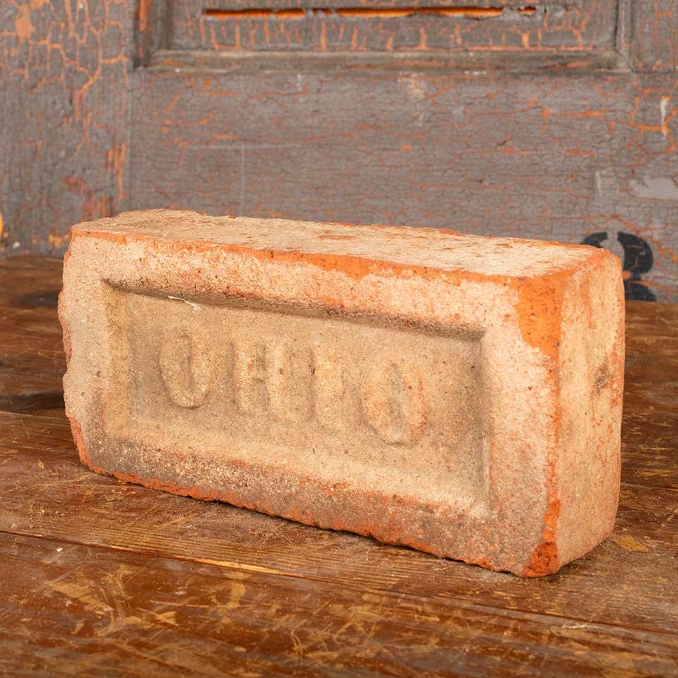 Salvaged Antique OHIO Pattern Paver Brick image 4