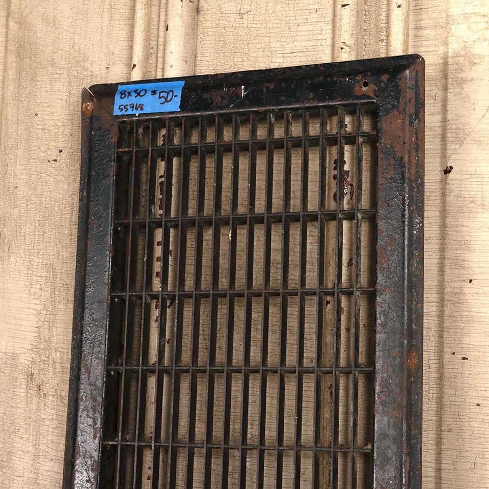 8x30 Metal Cold Air Return Floor Vent Cover image 2