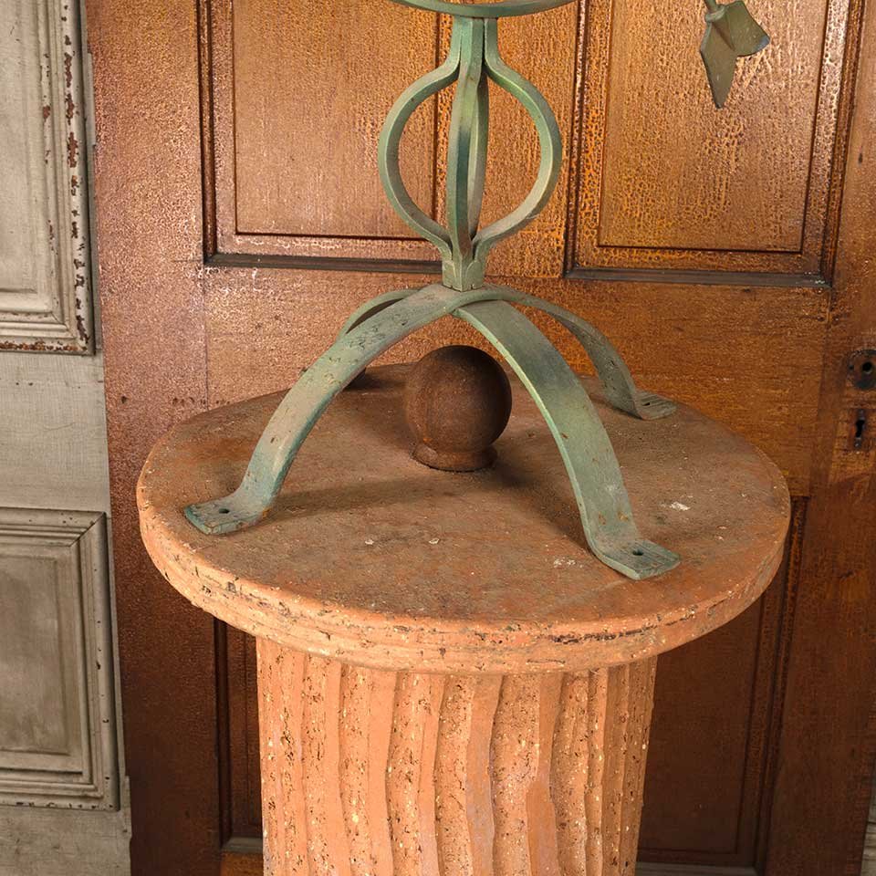 Garden Armillary & Terra Cotta Pedestal Base image 6