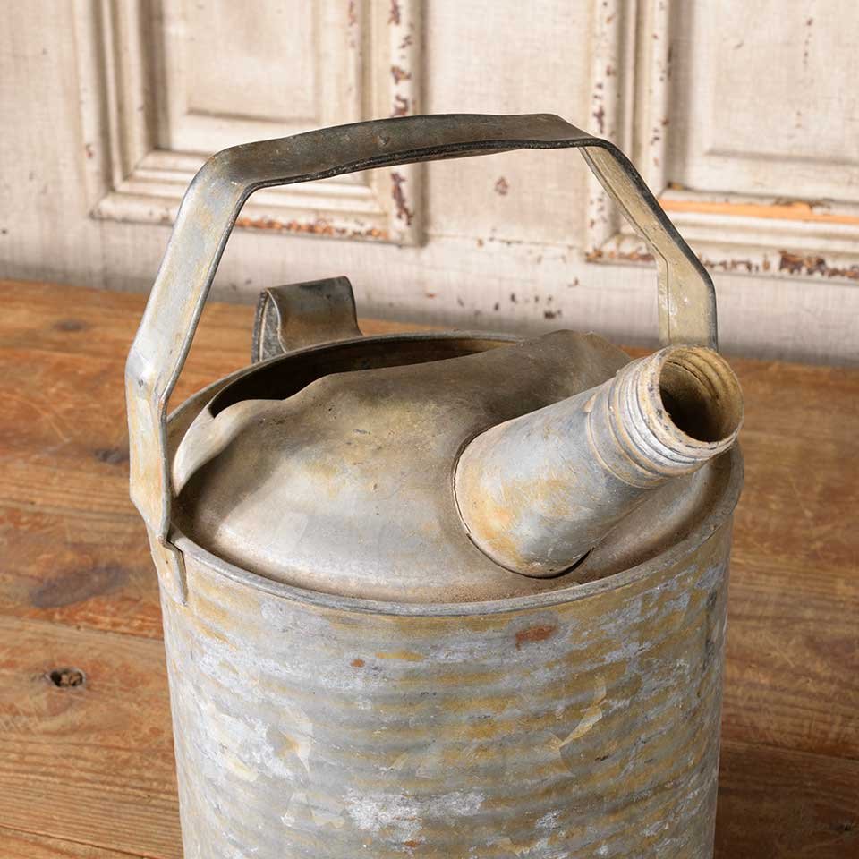 Antique Galvanized Metal Watering Can image 3