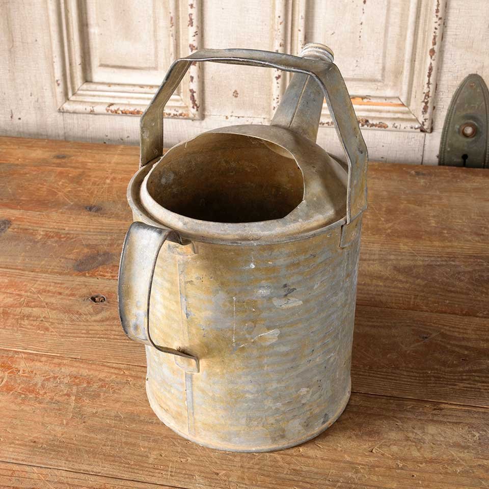 Antique Galvanized Metal Watering Can image 4
