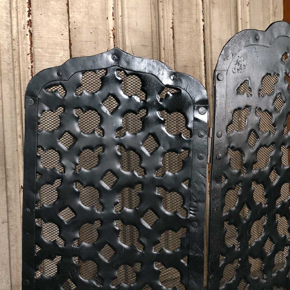 Folding Metal Fireplace Screen image 2