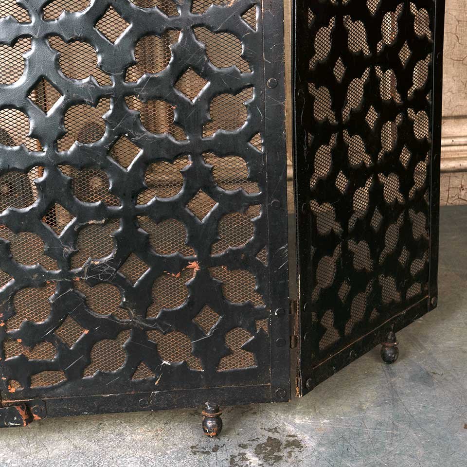 Folding Metal Fireplace Screen image 2